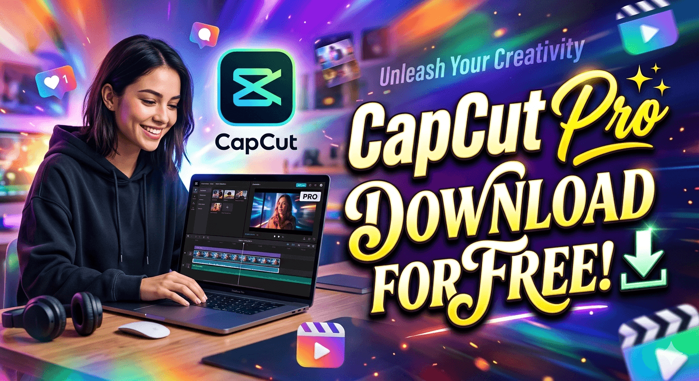 CapCut Pro 2026 Video Editor interface dashboard