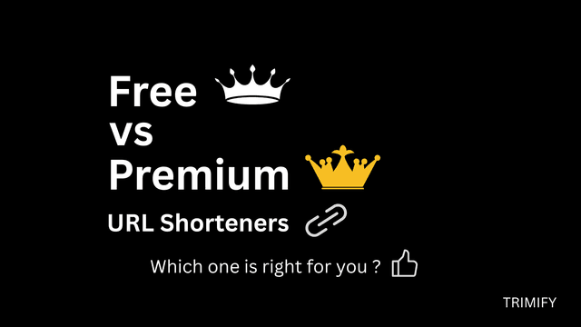 Free vs premium URL Shortener